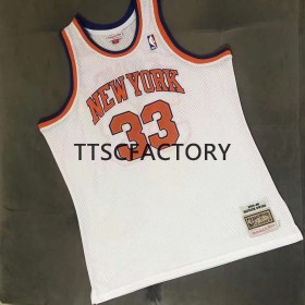 Maglia NBA New York Knicks EWING 33 1985-86 Mitchellness Swingman - Uomo